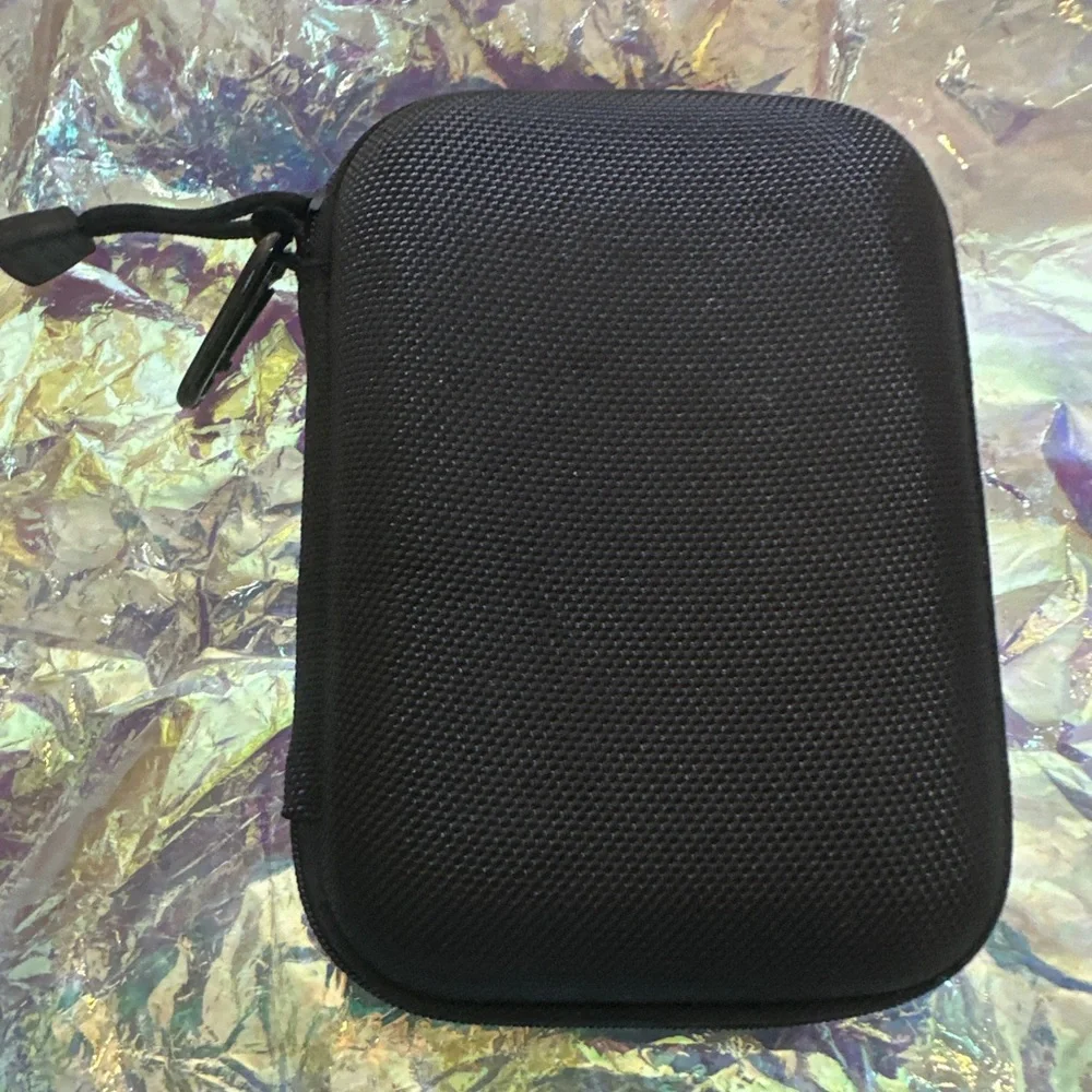 New Phone Accessory Travel Organizer with Carabiner, Black